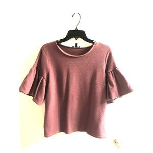 Express Ballon Short Sleeve Top